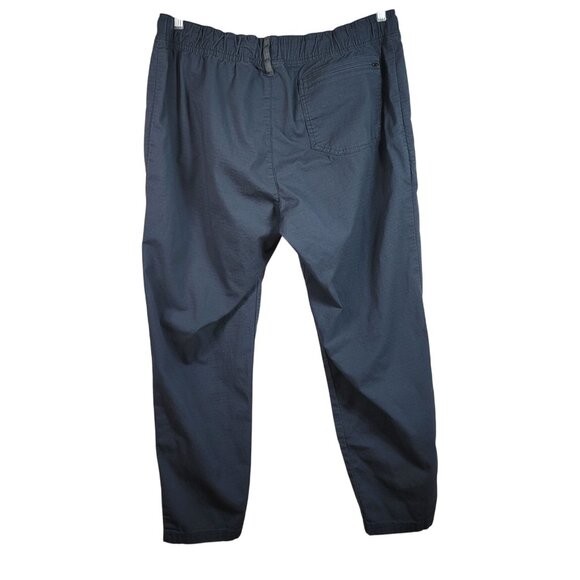 L.L. Bean Explorer Pants Blue Large 30" Ripstop Drawstring Zip 513589 Outdoor - Picture 6 of 9